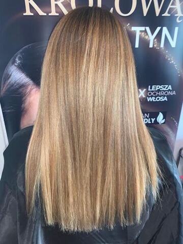 Haarbotox Ergebnis