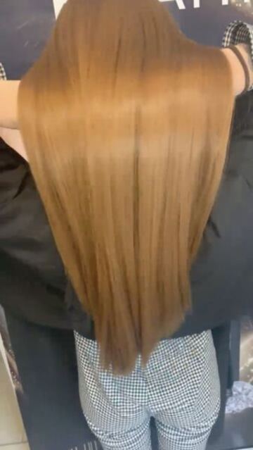 Haarbotox Ergebnis